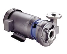 Goulds 4SS1J1H0, Centrifugal Pump, 3657 Series, 5 HP, 115/208-230 Volts, 1 Phase, 3500 RPM, 2" Flanged Discharge, 3" Flanged Suction, 328 GPM Max., 88 ft. Max. Head, 4-5/8" Impeller, ODP Enclosure, Stainless Steel Body