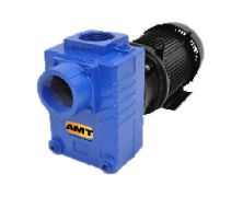 AMT 2877-95, Self-Priming Centrifugal Pump, 3 HP, 3" NPT (Suction and Discharge), 375 GPM, Single Phase, 230 Volts, Cast Iron, Buna-N/Stainless Steel Shaft Seal