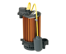 Liberty HT450-2, 1/2 HP Aluminum High Temperature Submersible Sump Pump, 115v, 25 ft Cord, 1 Phase, 1-1/2" Discharge, Manual