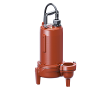 Liberty LE102M3, LE100 Series, Manual Submersible Sewage Pump, 1 HP, 208-230 Volts, 1 Phase, 3" Flanged Discharge, 190 GPM Max, 39 ft Max Head, 10 ft Cord