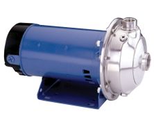 Goulds 150MS1J1B0, Centrifugal Pump, Series MCS, 5 HP, 115/230 Volts, 1 Phase, 3500 RPM, 1-1/2" NPT Discharge,  AISI 316L Stainless Steel, BUNA Mechanical Seal