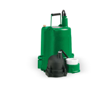 Myers 28214D000, MEOSP50A1 10, OSP50 Series, Effluent Pump with Piggyback Diaphragm Float Switch, 1/2 HP, 115 Volts, 1 Phase, 1-1/2" NPT Discharge, 60 GPM Max, 25 ft Max Head, 10 ft Cord, Automatic