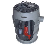 Liberty P373XLE102, Simplex Sewage Package With LE102M Pump, QuickTree Float Kit, (21" x 30") Basin, (16 Bolt) Cover, 1 HP, 208/230v, 1 Phase, 3" Discharge