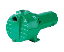 Myers QP10B-01, Self-Priming Centrifugal Pump, QP Series, 1 HP, 115/230 Volts, 1 Phase, 1-1/2" NPT Discharge, 1-1/2" NPT Suction, 65 GPM Max., 108 ft. Max. Head, 47 PSI Shut-Off Pressure, Brass Impeller, Cast Iron Body