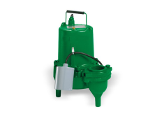 Myers 28219D000, Model MSK50A1 10, SK Series, Sewage Pump with Wide Angle Float, 1/2 HP, 115 Volts, 1 Phase, 2" NPT Discharge, 120 GPM Max, 24 ft Max Head, 10 ft Cord, Automatic 