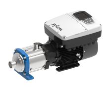 Goulds 3HMX14N30TM5BQE, Multistage High Pressure Centrifugal Pump, e-HMX Smart Series, 4 HP, 200-240 Volts, 3 Phase, 50/60 Hz, 14 Stages, 1" NPT Suction, 1" NPT Discharge, 23.5 GPM Max, 509 ft Max Head, Stainless Steel Body