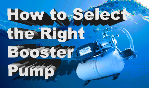 Water Booster Pump Buyers Guide