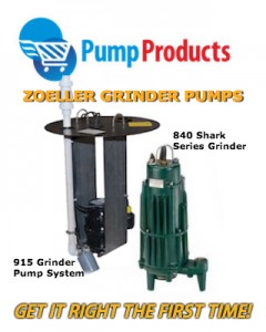 Pump Products Has High Performance Zoeller Grinder Pumps That Get the Job Done