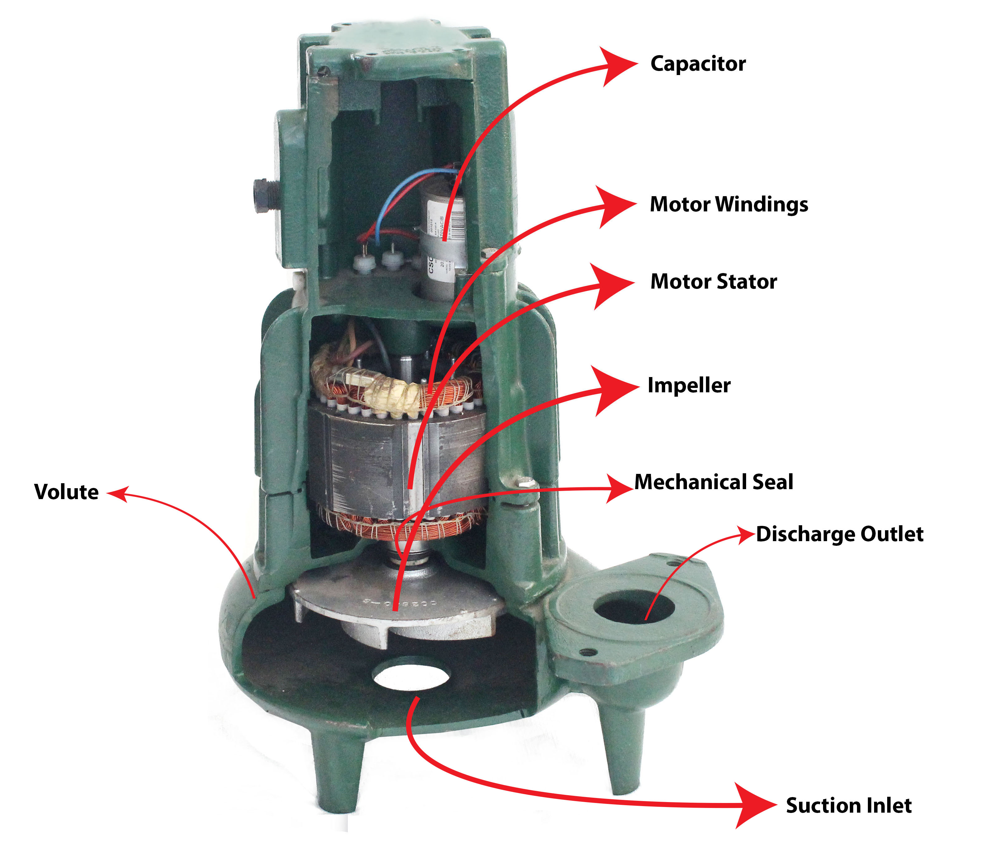 How to Identify the Parts of a Sewage Pump