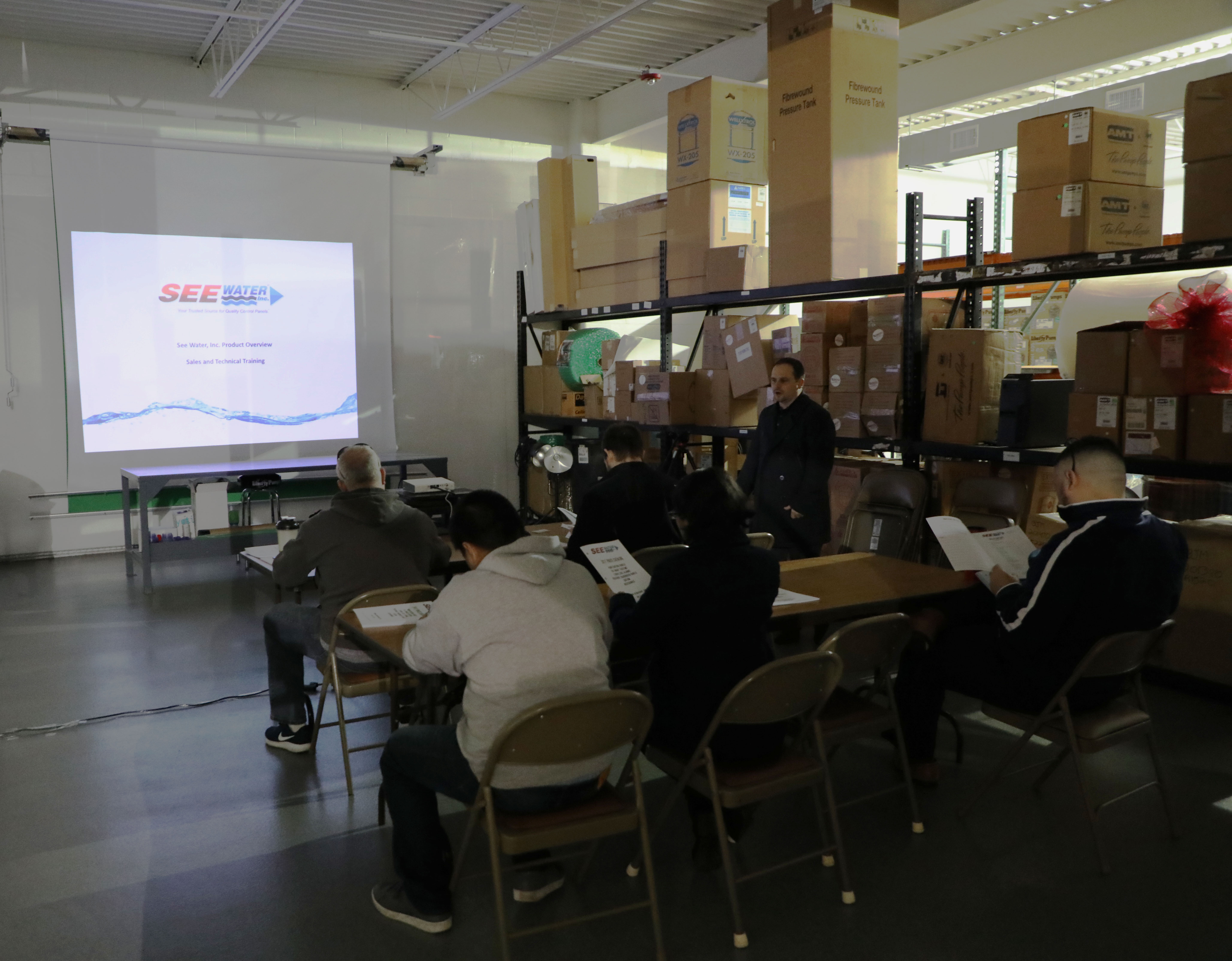 Inspector Pumphead's Classroom: Training with See Water, Inc.