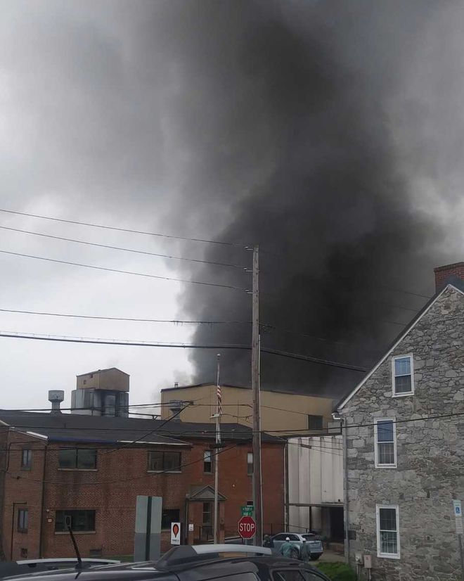 Hundreds of firefighters respond to the massive fire