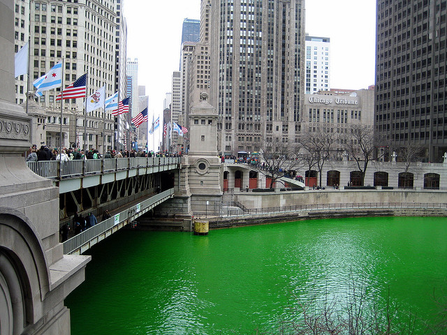 Chicago river green - St Pattys Day image 2