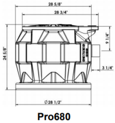 liberty pro680 series duplex grinder pump package pro680 dimension