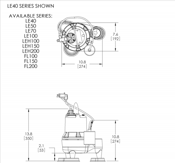 liberty series duplex system sewage package pump dimensions