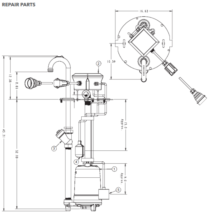 goulds grinder retrofit kits diagram