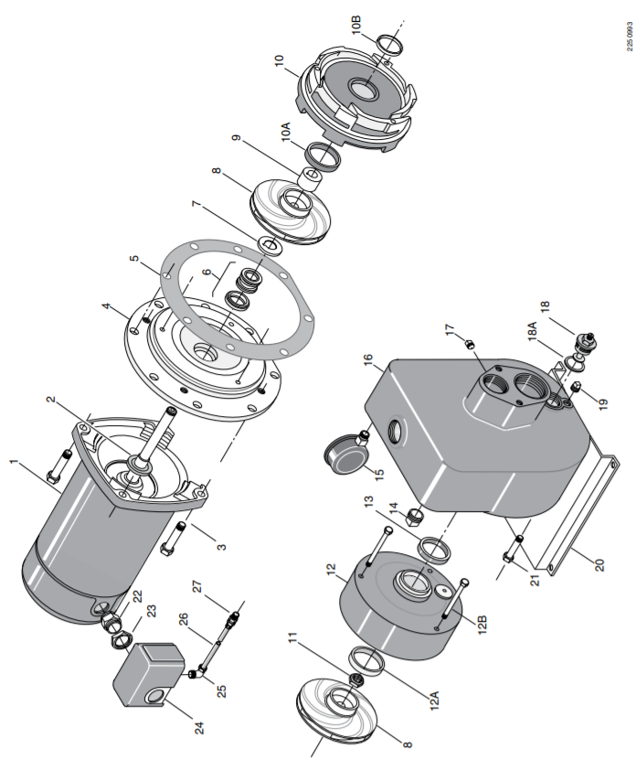 sta rite hms series convertible jet pump repair parts