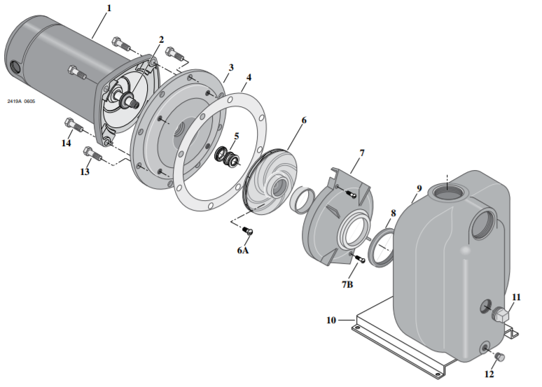 sta rite ds2 series lawn irrigation pump parts diagram