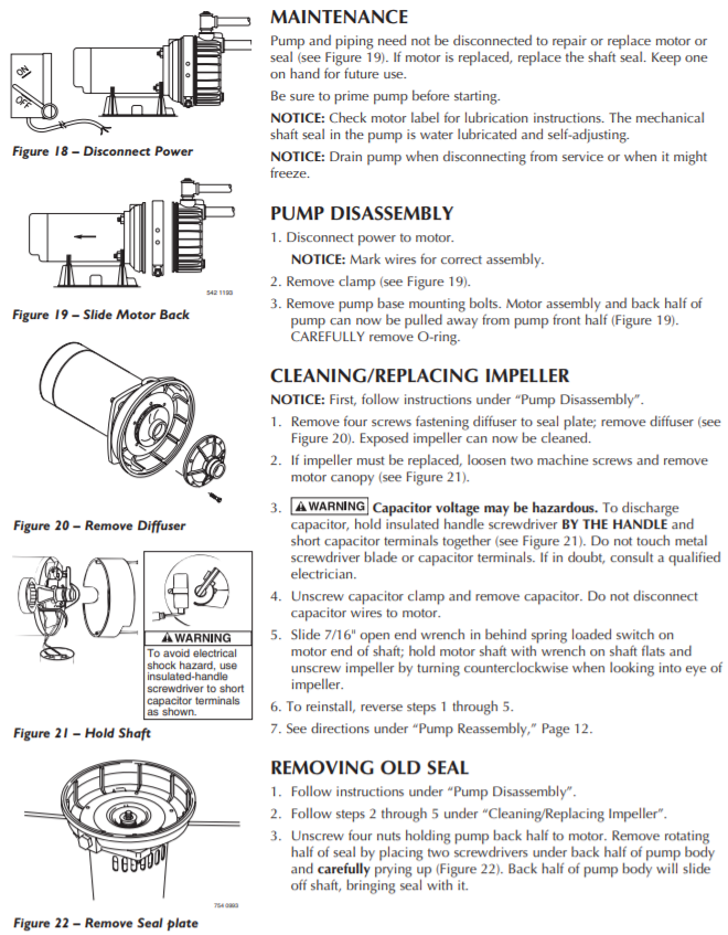 berkeley bpd series lawn irrigation pump general maintanence