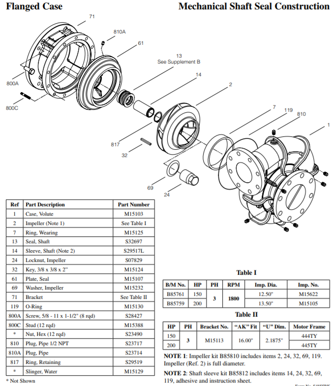 berkeley b irrigation motor drive lawn irrigation pump repair-parts 1