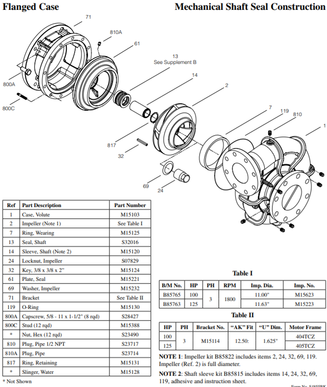 berkeley b irrigation motor drive lawn irrigation pump repair-parts 2