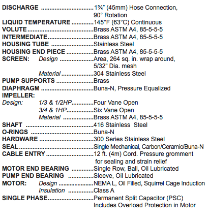 barnes sfu series fountain pumps specs