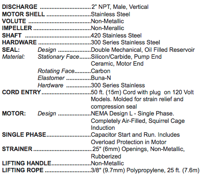 barnes 70-71-125-126 series dewatering pumps specs