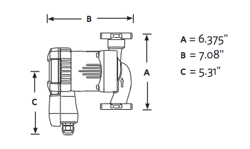 armstrong compass series circulator pumps dimensions