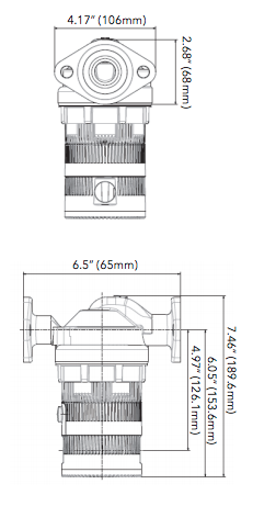 bell gossett ecocirc series circulator pumps dimensions