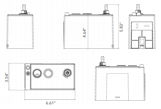 bell gossett ls series condensate pump dimensions