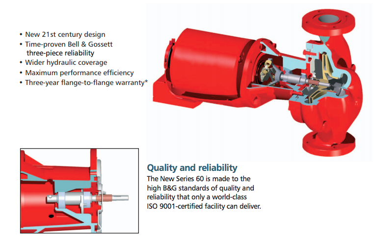 bell gossett 60 series circulator pumps diagram