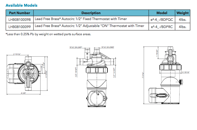 bell gossett autocirc series re circulation pumps dimensions