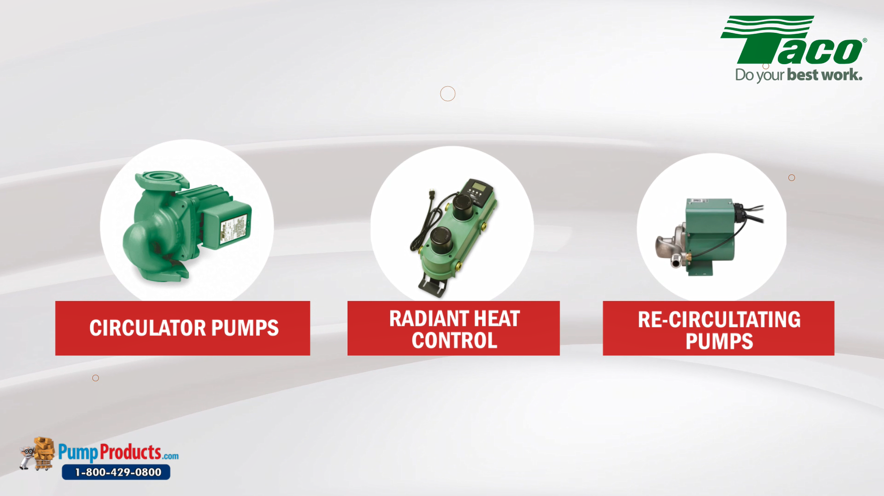 PumpProducts.com is a Taco Pump Distributor